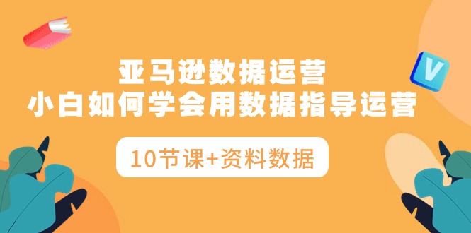 亚马逊数据运营，小白如何学会用数据指导运营（10节课+资料数据） 网赚 第1张