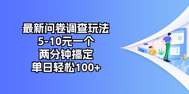 最新问卷调查玩法，5-10元一个，两分钟搞定，单日轻松100+ 网赚 第1张