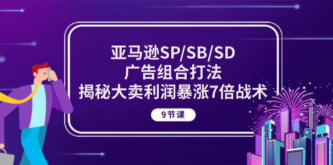 亚马逊SP/SB/SD广告组合打法，揭秘大卖利润暴涨7倍战术 (9节课) 网赚 第1张