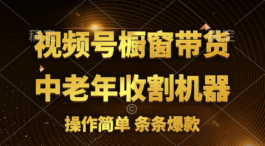 视频号最火爆赛道，橱窗带货，流量分成计划，条… 网赚 第1张