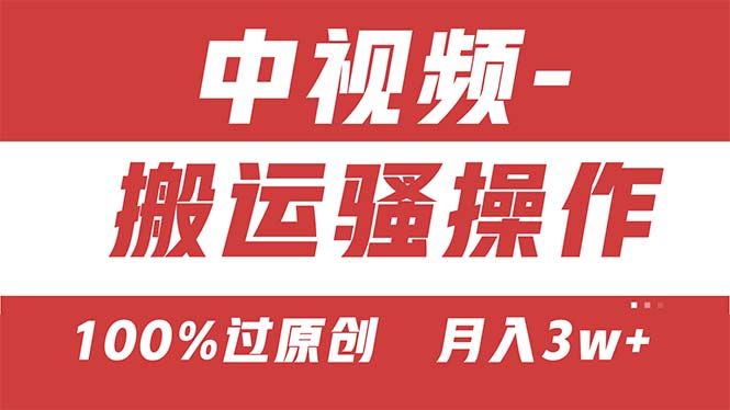 【中视频新思路】双重去重100%过原创，无脑搬运一键多渠道发布，一人可… 网赚 第1张