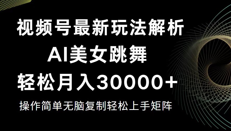 视频号最新暴利玩法揭秘，轻松月入30000+ 网赚 第1张